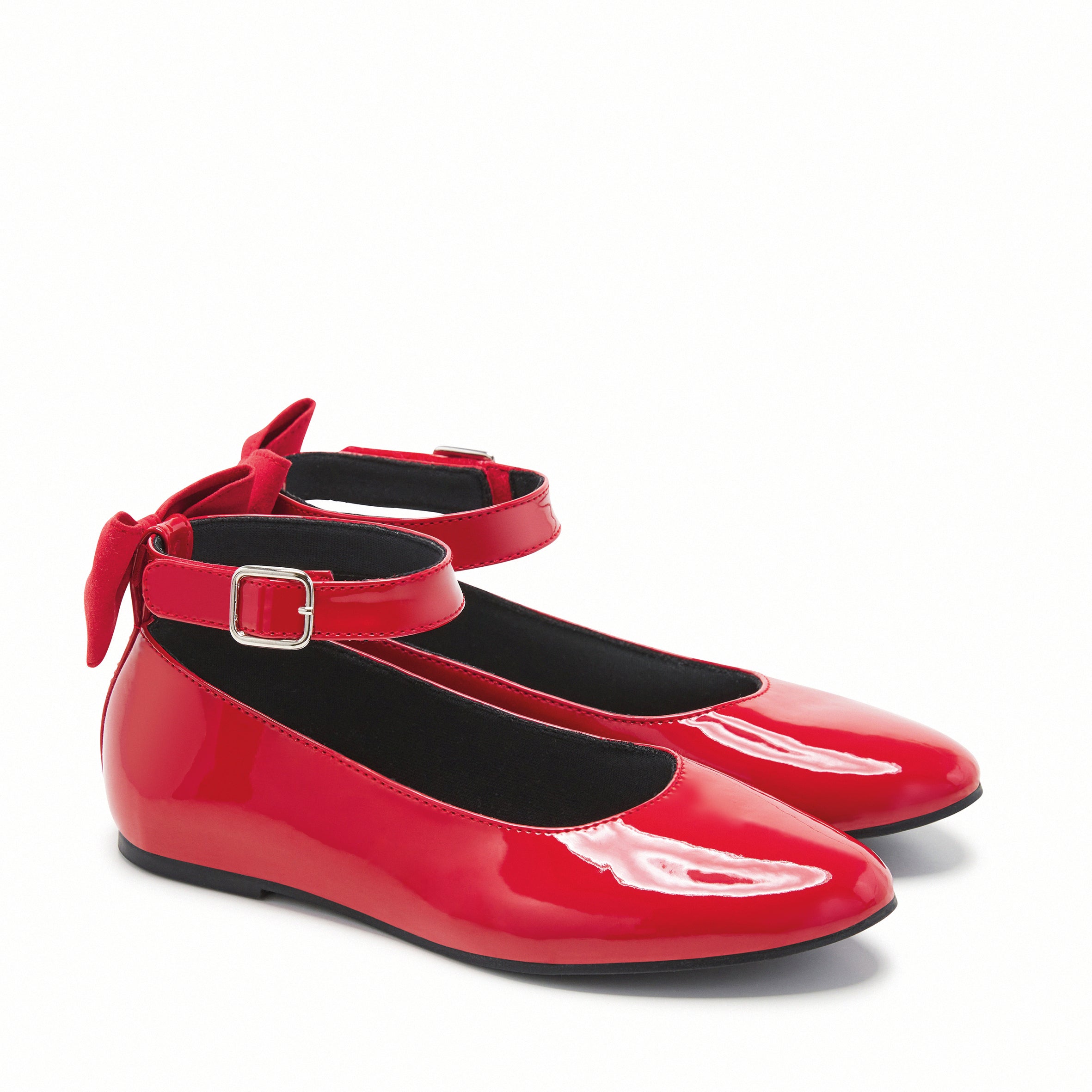 The Alyce  Patent Bow Flats