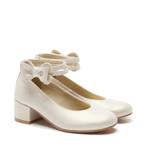 The Delainey Pearl Bow Heels