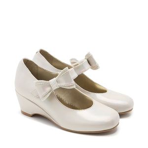 The Joanna Wedge Bow Shoes