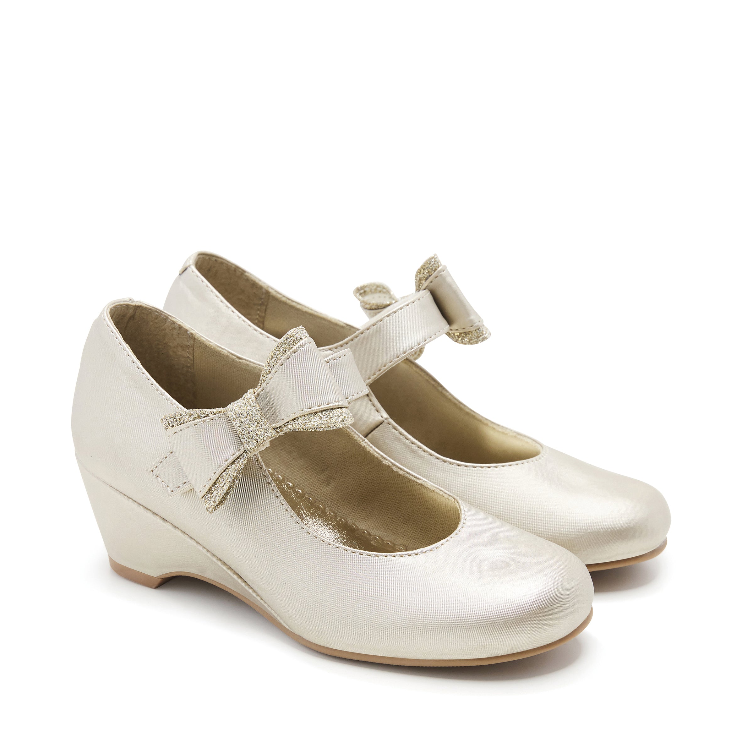 The Joanna Wedge Bow Shoes