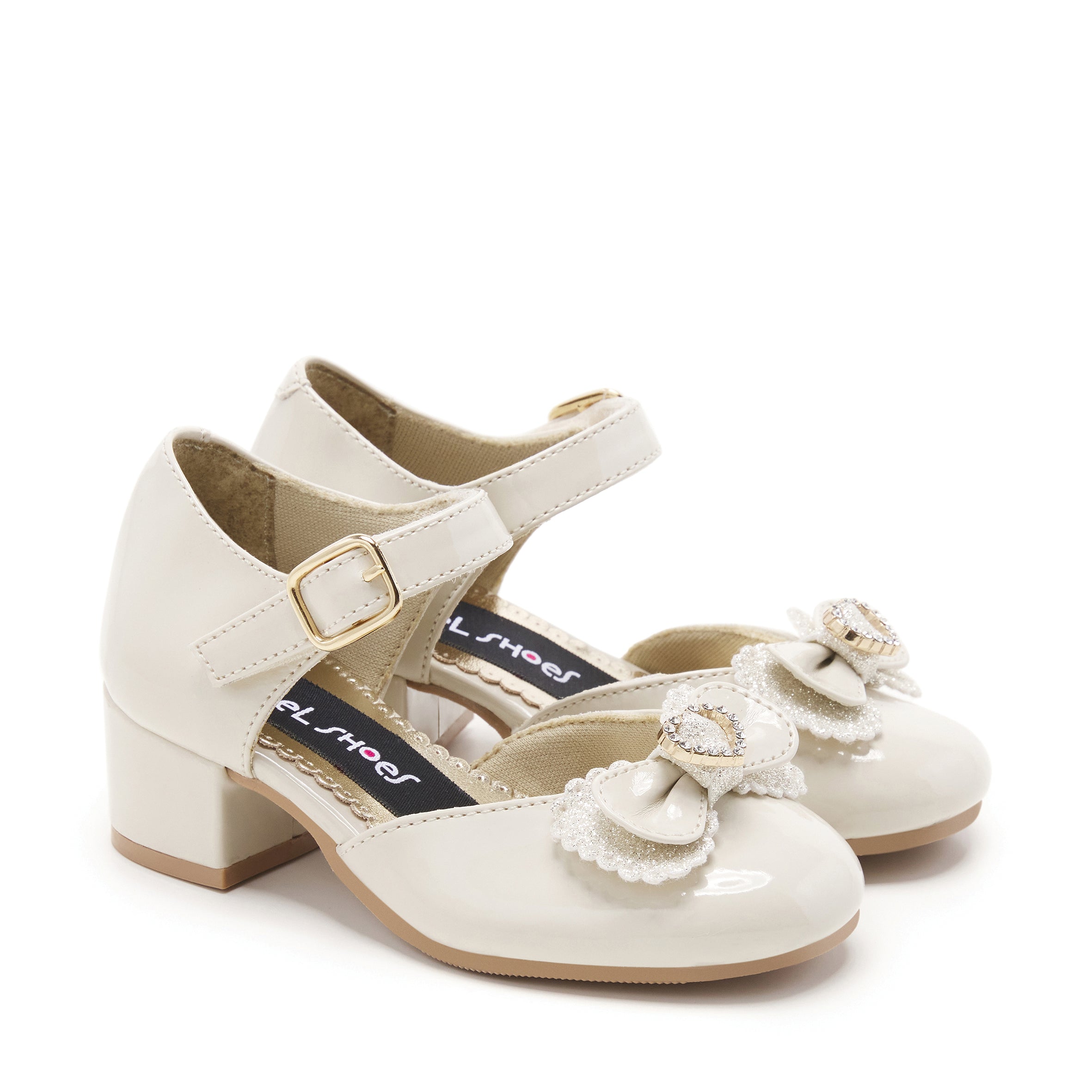 Lil Jolena Bow Charm Heels (Toddler Sizes)