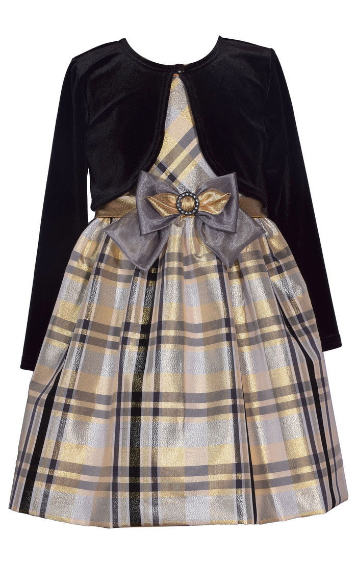 Classic Plaid with Velvet Charm Berto Kids Fashion Classic Plaid with Velvet Charm Berto Kids Fashion