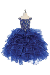 Jewels & Ruffles Princess Dress (Little Girls)