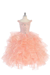 Jewels & Ruffles Princess Dress (Little Girls)