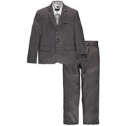 Uptown Classic Fit 5-Piece Suit ~Gray (Toddlers/Lil'Boys)