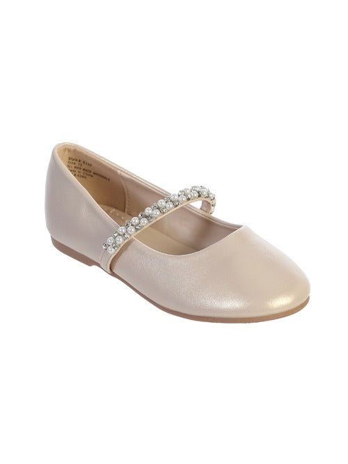 Glitter and Pearls Mary Jane Flats (Girls)